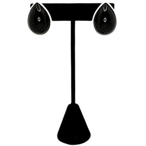 5for$25 Vintage Black‎ and White Bubble Tear Drop Shaped Earrings